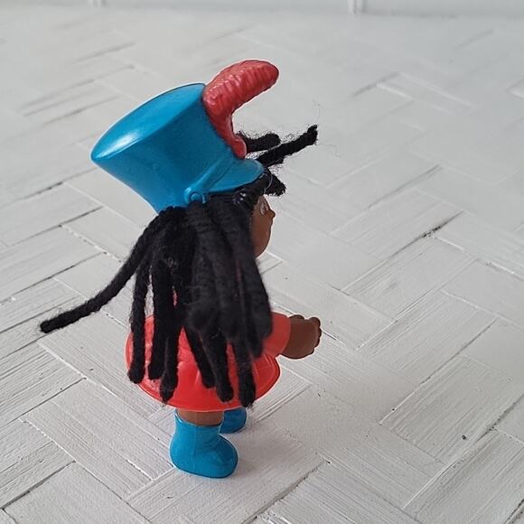 Vintage Cabbage Patch Doll Miniature 1994 McDonald's Toy Christmas Doll 3.5" T - Picture 4 of 7